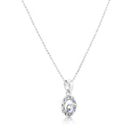 Load image into Gallery viewer, SO SEOUL Halo Open Circle Aurore Boreale Austrian Crystal Pendant Necklace