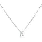 Load image into Gallery viewer, SO SEOUL Eternal Radiant Initial Charm Diamond Simulant Necklace