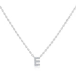 Load image into Gallery viewer, SO SEOUL Eternal Radiant Initial Charm Diamond Simulant Necklace