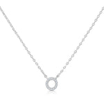 Load image into Gallery viewer, SO SEOUL Eternal Radiant Initial Charm Diamond Simulant Necklace