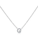 Load image into Gallery viewer, SO SEOUL Eternal Radiant Initial Charm Diamond Simulant Necklace