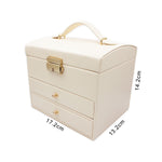 Load image into Gallery viewer, SO SEOUL Lovely Large Multi-Layered Jewelry Organizer Box – Elegant Gift for Girls