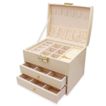 Load image into Gallery viewer, SO SEOUL Lovely Large Multi-Layered Jewelry Organizer Box – Elegant Gift for Girls