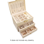 Load image into Gallery viewer, SO SEOUL Lovely Large Multi-Layered Jewelry Organizer Box – Elegant Gift for Girls