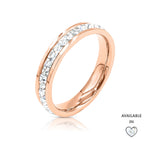 Load image into Gallery viewer, SO SEOUL Allista Classic Eternal Ice Square-Cut Diamond Simulant Cubic Zircon Single Band One Row Ring