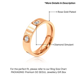 Load image into Gallery viewer, SO SEOUL Forever Encrusted Diamond Simulant Cubic Zirconia Rhodium/Rose Gold Ring
