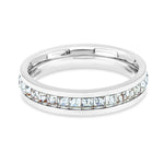 Load image into Gallery viewer, SO SEOUL Allista Classic Eternal Ice Square-Cut Diamond Simulant Cubic Zircon Single Band One Row Ring