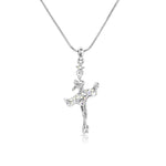 Load image into Gallery viewer, SO SEOUL Ellie Ballerina Dancer Aurore Boreale Austrian Crystal Ballet Pendant Chain Necklace - Elegant Gift for Girls