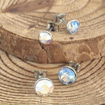 Load image into Gallery viewer, SO SEOUL Bella Classic Round Sphere Encrusted Swarovski® Crystal Pierced Stud Earring