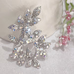 Load image into Gallery viewer, SO SEOUL Leilani Tree of Life Nature Leaf Aurore Boreale Austrian Crystal Rollover Clasp Brooch