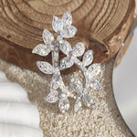 Load image into Gallery viewer, SO SEOUL Leilani Tree of Life Nature Leaf Aurore Boreale Austrian Crystal Rollover Clasp Brooch