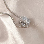 Load image into Gallery viewer, SO SEOUL Aurelia Timeless Rolling Barrel Diamond Simulant Cubic Zirconia Pendant Chain Necklace