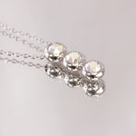 Load image into Gallery viewer, SO SEOUL Bella Classic Triple Aurore Boreale Swarovski® Crystal Adjustable Necklace
