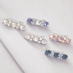 Load image into Gallery viewer, SO SEOUL Graceful Straight Bow Austrian Crystal Mini Baby Brooch Keronsang Pin Hijab