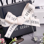 Load image into Gallery viewer, SO SEOUL Sequoia Cubie Cube 3D Rubik Cube White Square Swarovski® Crystal Pendant Chain Necklace