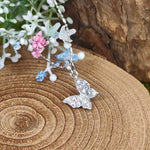 Load image into Gallery viewer, SO SEOUL Caria Flying 3D Butterfly Aurore Boreale Austrian Crystal Pendant Necklace