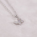 Load image into Gallery viewer, SO SEOUL Caria Flying 3D Butterfly Aurore Boreale Austrian Crystal Pendant Necklace