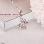 Load image into Gallery viewer, SO SEOUL Caria Flying 3D Butterfly Aurore Boreale Austrian Crystal Pendant Necklace