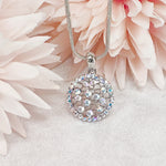 Load image into Gallery viewer, SO SEOUL Glimmering Dream Catcher Aurore Boreale Pendant Chain Necklace