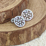 Load image into Gallery viewer, SO SEOUL Dream Catcher Aurore Boreale Austrian Crystal Stud Earrings