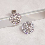 Load image into Gallery viewer, SO SEOUL Dream Catcher Aurore Boreale Austrian Crystal Stud Earrings