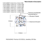 Load image into Gallery viewer, SO SEOUL Athena Brilliant Cut 0.1-2.5 CARAT Solitaire Round Diamond Simulant Cubic Zirconia Stud Earrings