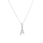 Load image into Gallery viewer, SO SEOUL Personalized Initial Alphabet Letter Aurore Boreale Swarovski® Crystal Pendant Necklace
