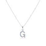 Load image into Gallery viewer, SO SEOUL Personalized Initial Alphabet Letter Aurore Boreale Swarovski® Crystal Pendant Necklace