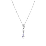 Load image into Gallery viewer, SO SEOUL Personalized Initial Alphabet Letter Aurore Boreale Swarovski® Crystal Pendant Necklace