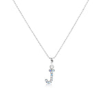 Load image into Gallery viewer, SO SEOUL Personalized Initial Alphabet Letter Aurore Boreale Swarovski® Crystal Pendant Necklace