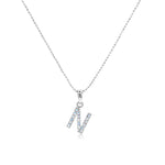 Load image into Gallery viewer, SO SEOUL Personalized Initial Alphabet Letter Aurore Boreale Swarovski® Crystal Pendant Necklace