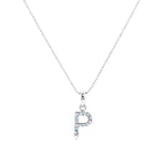Load image into Gallery viewer, SO SEOUL Personalized Initial Alphabet Letter Aurore Boreale Swarovski® Crystal Pendant Necklace