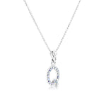 Load image into Gallery viewer, SO SEOUL Personalized Initial Alphabet Letter Aurore Boreale Swarovski® Crystal Pendant Necklace