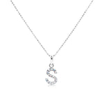 Load image into Gallery viewer, SO SEOUL Personalized Initial Alphabet Letter Aurore Boreale Swarovski® Crystal Pendant Necklace