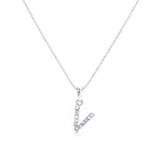 Load image into Gallery viewer, SO SEOUL Personalized Initial Alphabet Letter Aurore Boreale Swarovski® Crystal Pendant Necklace