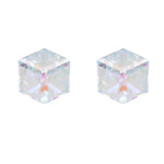 Load image into Gallery viewer, SO SEOUL Sequoia Aurore Boreale or Vitrail Light Swarovski® Crystal Pendant Necklace and Stud Earrings Set