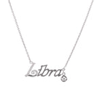 Load image into Gallery viewer, SO SEOUL Zodiac Constellation Necklace with Diamond Simulant Cubic Zirconia - Aries to Pisces