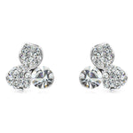 Load image into Gallery viewer, SO SEOUL Glimmering Petal Austrian Crystal Stud Earrings and Pendant Chain Necklace Gift Set