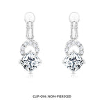 Load image into Gallery viewer, SO SEOUL Callista Twisted Infinite Diamond Simulant Hoop Earrings
