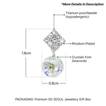 Load image into Gallery viewer, SO SEOUL Aurore Boreale Swarovski® Crystal Drop Earrings and Pendant Necklace Set