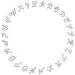 Load image into Gallery viewer, SO SEOUL Your Initial Alphabet Letter White Austrian Crystal Open Adjustable Ring