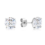 Load image into Gallery viewer, SO SEOUL Athena Brilliant Cut 0.1-2.5 CARAT Solitaire Round Diamond Simulant Cubic Zirconia Stud Earrings