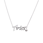 Load image into Gallery viewer, SO SEOUL Zodiac Constellation Necklace with Diamond Simulant Cubic Zirconia - Aries to Pisces