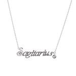 Load image into Gallery viewer, SO SEOUL Zodiac Constellation Necklace with Diamond Simulant Cubic Zirconia - Aries to Pisces