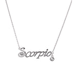 Load image into Gallery viewer, SO SEOUL Zodiac Constellation Necklace with Diamond Simulant Cubic Zirconia - Aries to Pisces