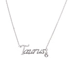 Load image into Gallery viewer, SO SEOUL Zodiac Constellation Necklace with Diamond Simulant Cubic Zirconia - Aries to Pisces