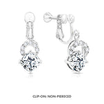 Load image into Gallery viewer, SO SEOUL Callista Twisted Infinite Diamond Simulant Hoop Earrings