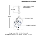 Load image into Gallery viewer, SO SEOUL Callista Elegance Infinite Loop Diamond Simulant Cubic Zirconia Earrings and Necklace Set