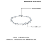 Load image into Gallery viewer, SO SEOUL Lustrous Glamour Marquise-Cut Diamond Simulant Cubic Zircon Bracelet