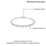 Load image into Gallery viewer, SO SEOUL GD Vibe Classic Round-Cut Diamond Simulant Cubic Zircon Bracelet